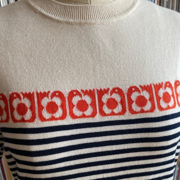 EUC ORLA KIELY Cotton striped dress SIZE Small - Picture 2 of 5